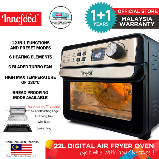 Innofood 22L Digital Air Fryer Oven