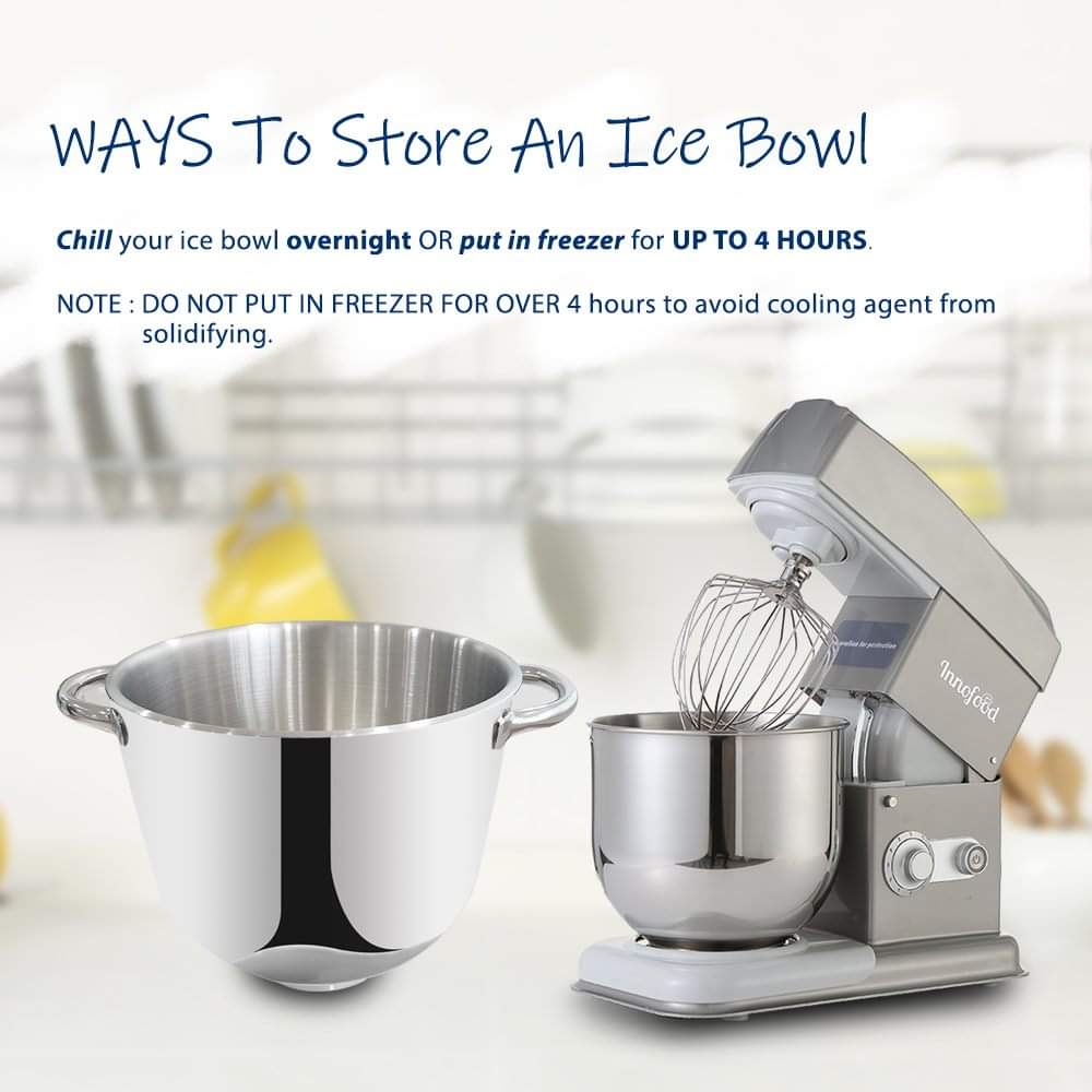 How to chill and store the Innofood ice bowl