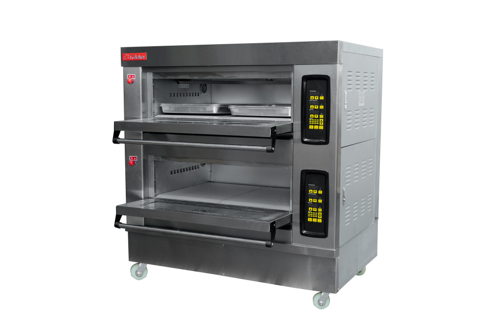 The Baker Gas Digital Deck Oven D2/4P (Stainless Steel)