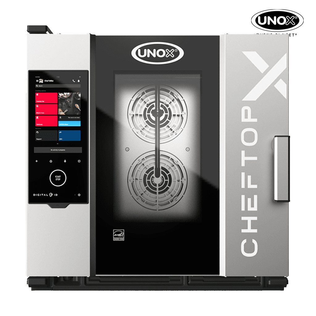 6 trays GN 1/1 Render of UNOX CHEFTOP-X™ commercial combi oven XEDA-0611-GXRS.
