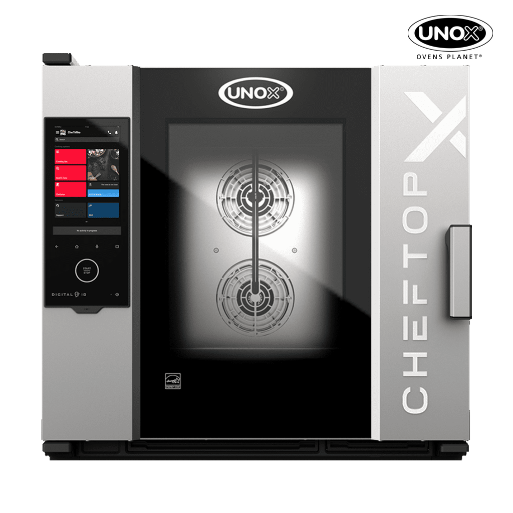 6 trays GN 2/1 Render of UNOX CHEFTOP-X™ commercial combi oven XEDA-0621-GXRS.