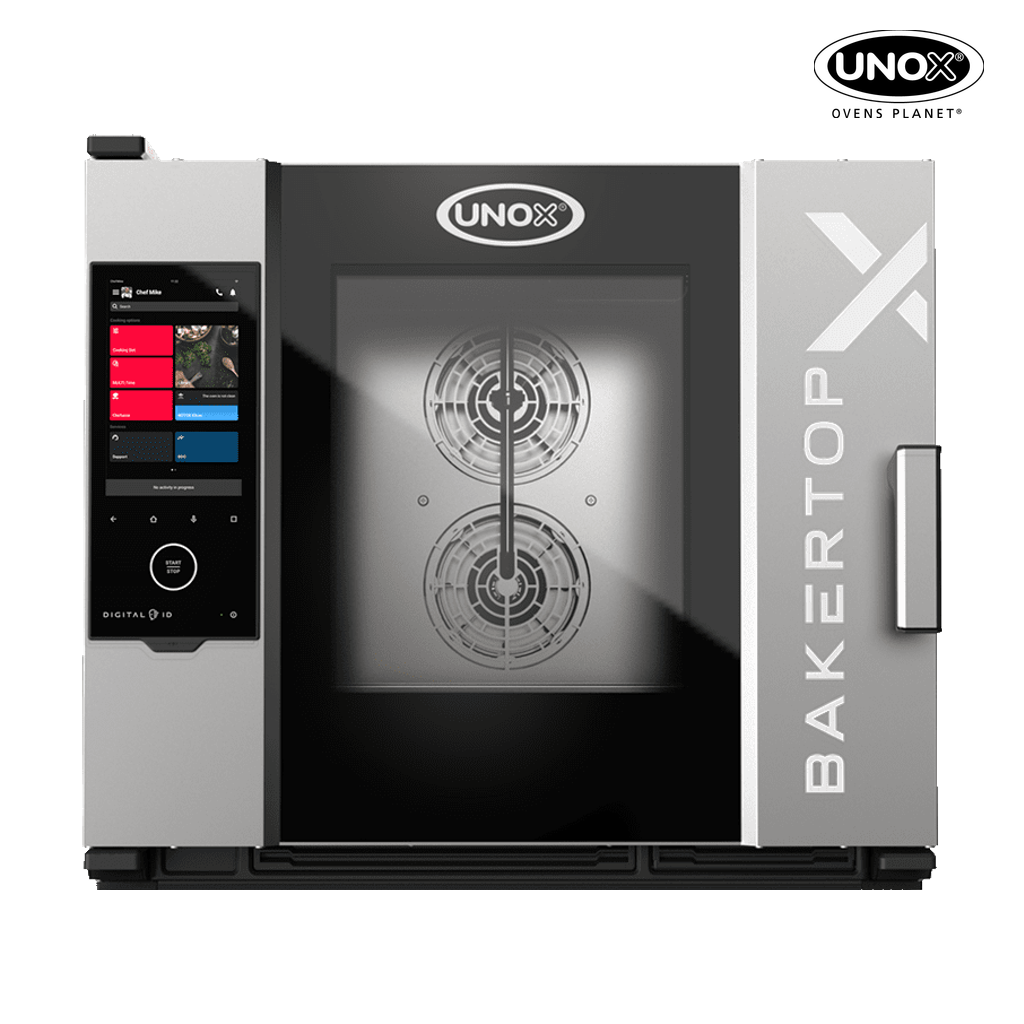 5 trays 600x400 Render of UNOX BAKERTOP-X™ commercial combi oven XELA-05EU-EXRS.