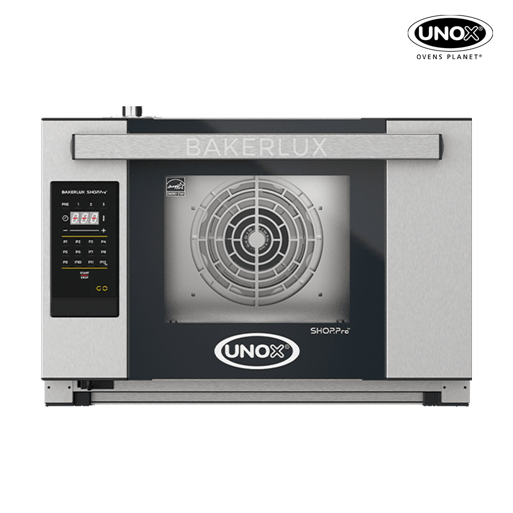 3 trays 460x330 Render of UNOX BAKERLUX SHOP.Pro™ GO commercial convection oven XEFR-03HS-EGDN.