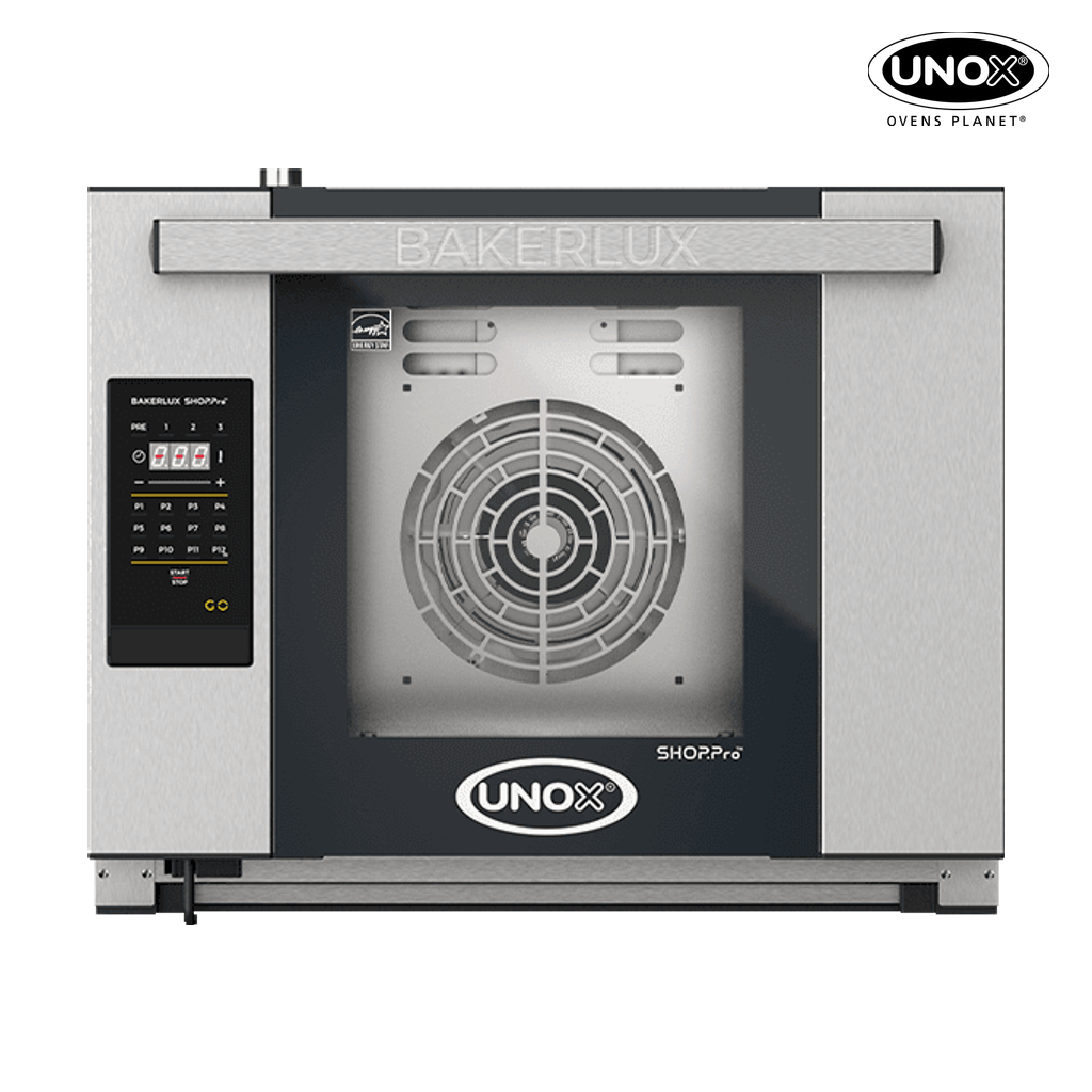 4 trays 460x330 Render of UNOX BAKERLUX SHOP.Pro™ GO commercial convection oven XEFR-04HS-EGDN.