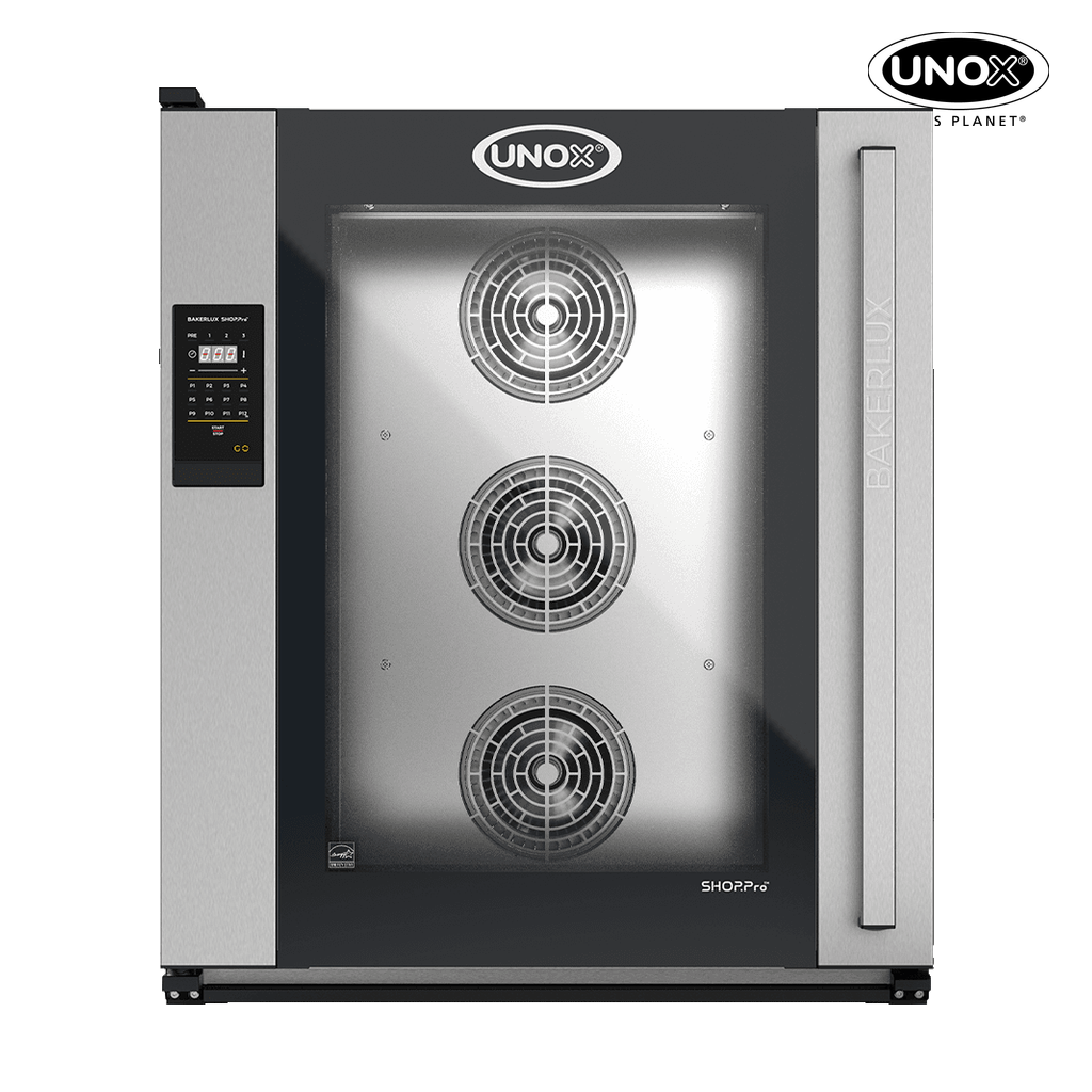 10 trays 600x400 Render of UNOX BAKERLUX SHOP.Pro™ GO commercial convection oven XEFR-10EU-EGRN.