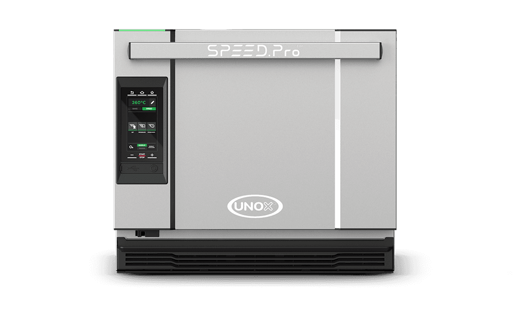 3 trays 460x330 (BAKE) Render of UNOX SPEED.Pro™ commercial convection speed oven XESR-03HS-MDDN.