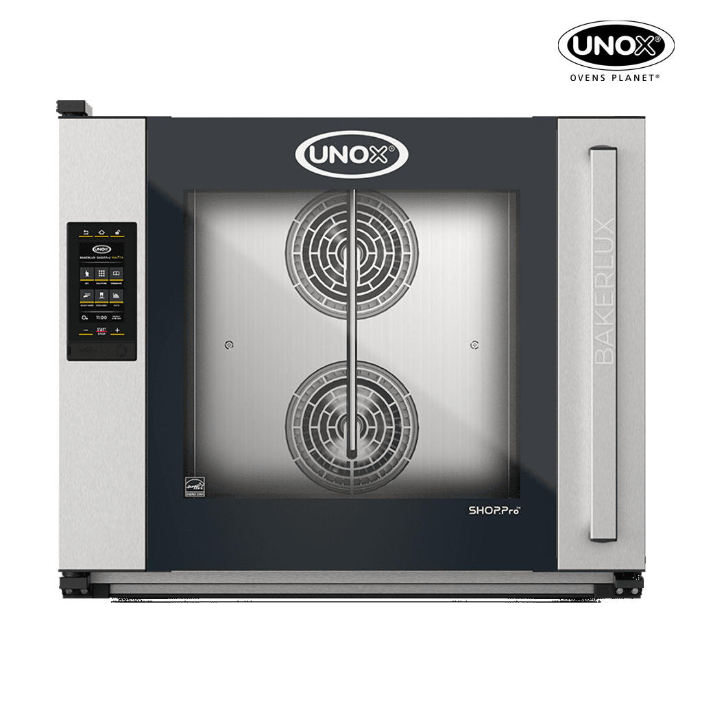 6 trays 600x400 Render of UNOX BAKERLUX SHOP.Pro™ MASTER commercial convection with humidity oven XEFR-06EU-EMRV-MT.