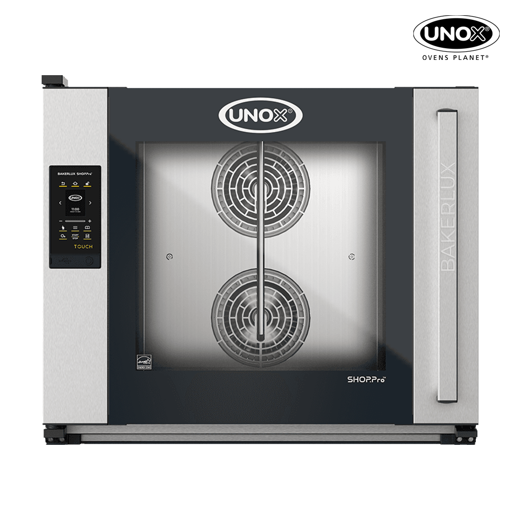 6 trays 600x400 Render of UNOX BAKERLUX SHOP.Pro™ TOUCH commercial convection with humidity oven XEFR-06EU-ETRV-MT.