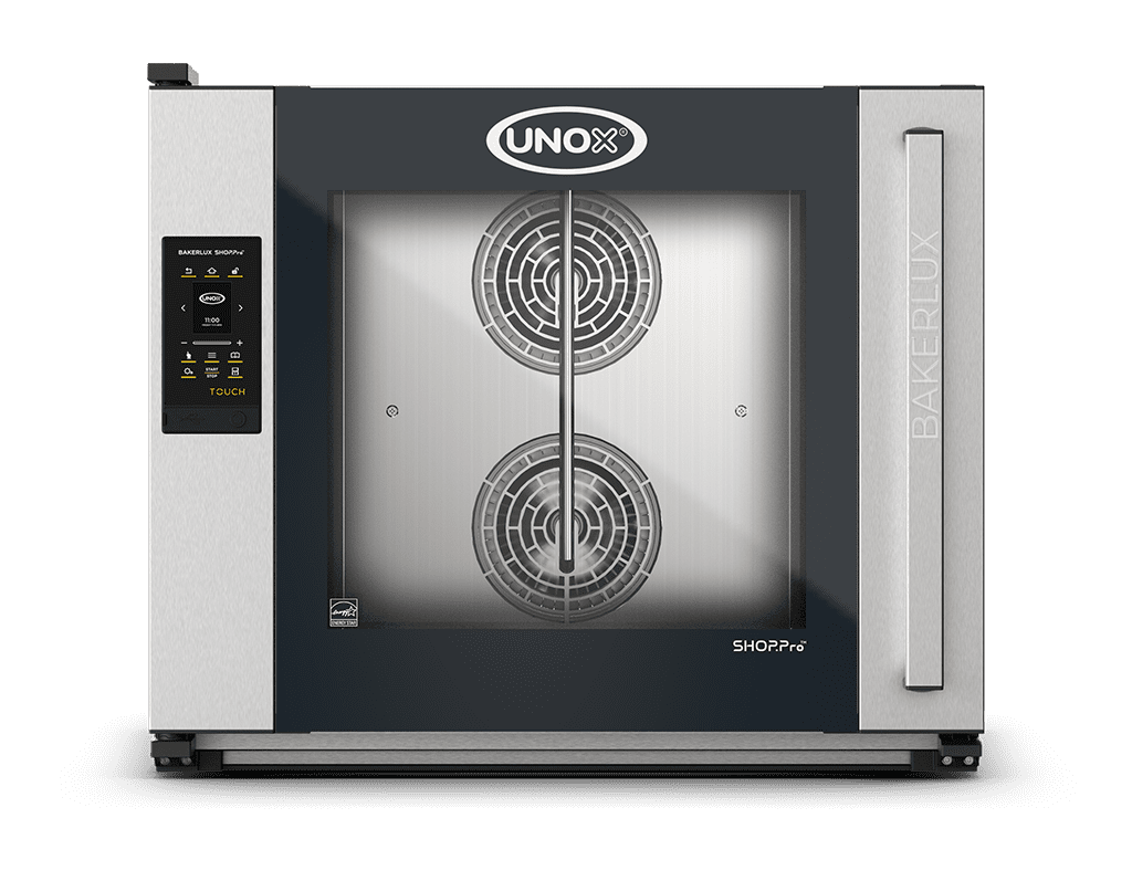 6 trays 600x400 Render of UNOX BAKERLUX SHOP.Pro™ TOUCH commercial convection with humidity oven XEFR-06EU-ETRV.