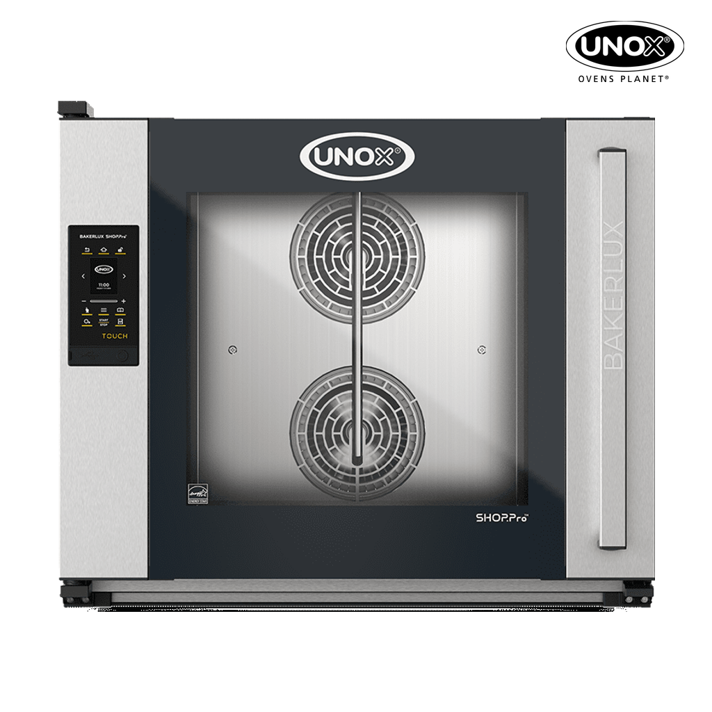 6 trays 600x400 Render of UNOX BAKERLUX SHOP.Pro™ TOUCH commercial convection with humidity oven XEFR-06EU-ETRV.
