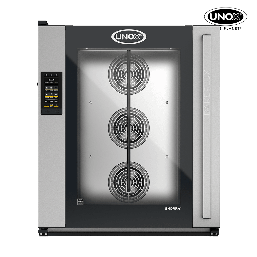 10 trays 600x400 Render of UNOX BAKERLUX SHOP.Pro™ MASTER commercial convection with humidity oven XEFR-10EU-EMRV-MT.