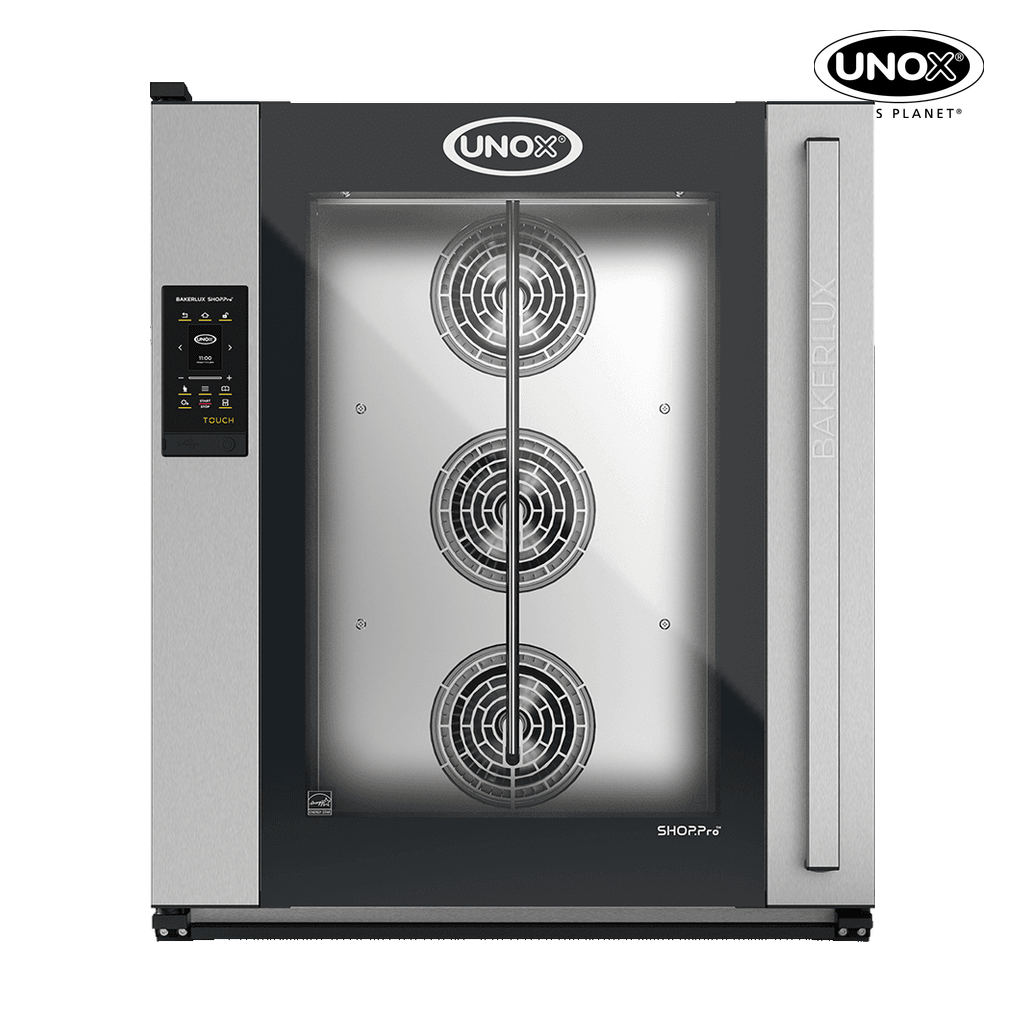 10 trays 600x400 Render of UNOX BAKERLUX SHOP.Pro™ TOUCH commercial convection with humidity oven XEFR-10EU-ETRV.