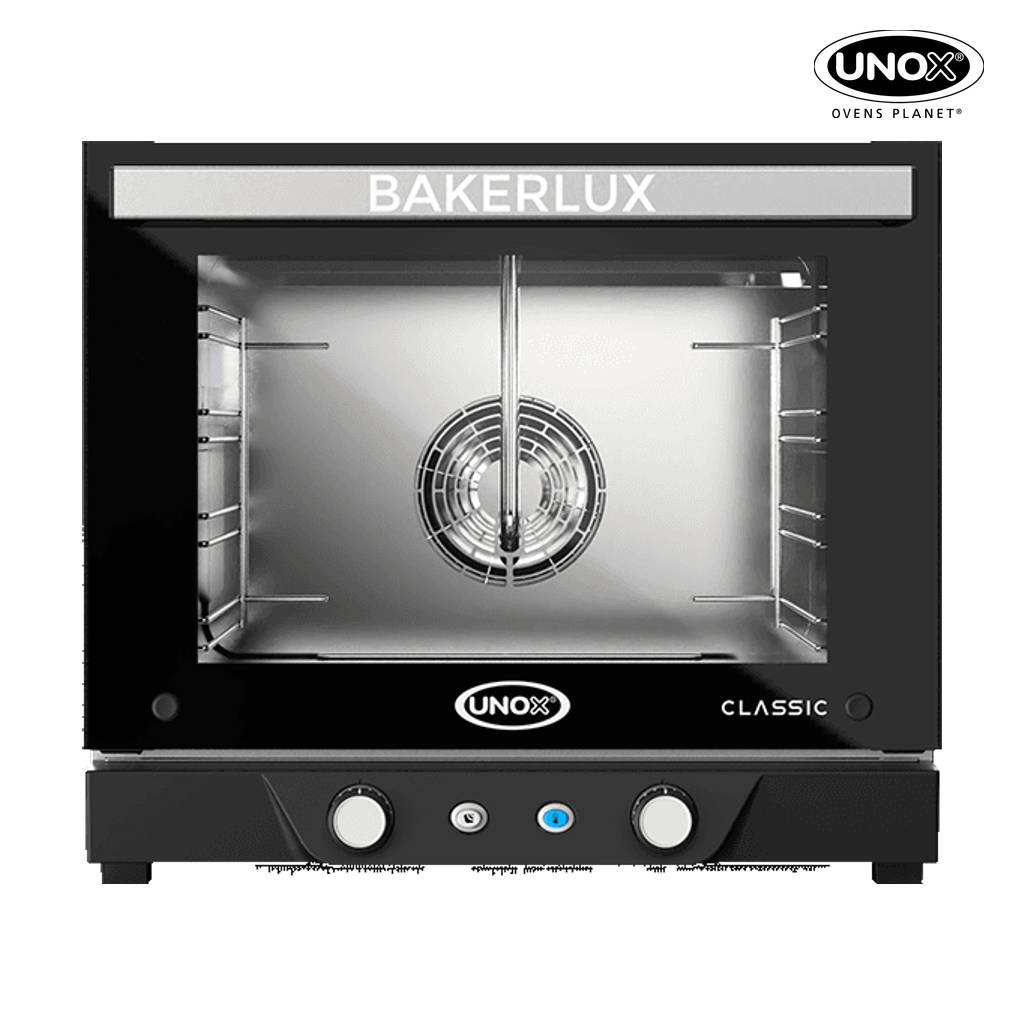 4 trays 460x330 Render of UNOX BAKERLUX CLASSIC™ commercial convection with humidity oven XENA-04HS-MADP.