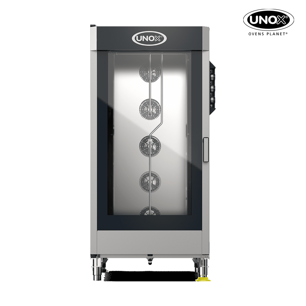 20 trays GN 1/1 Render of UNOX CHEFLUX™ commercial convection with humidity oven XV1093.