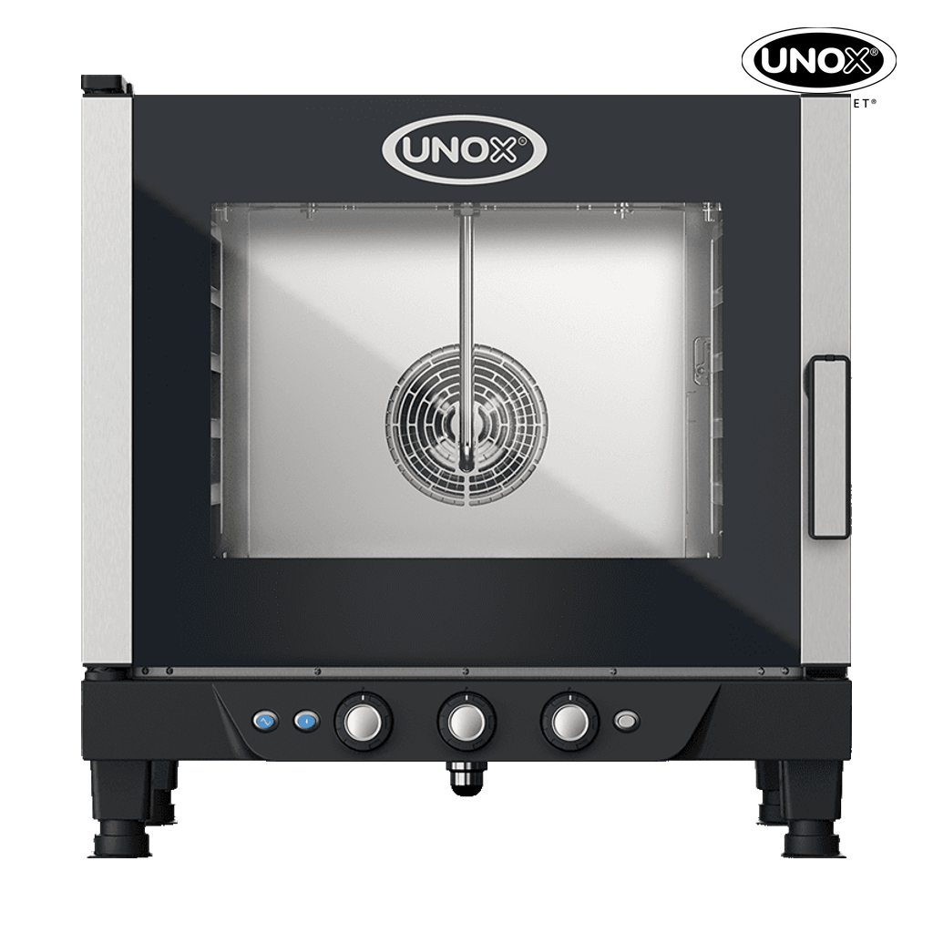 5 trays GN 1/1 Render of UNOX CHEFLUX™ commercial convection with humidity oven XV393.