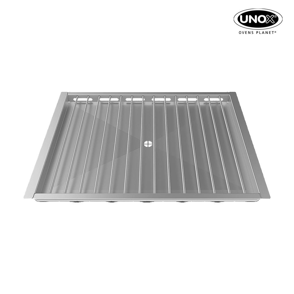 POLLO.GRILL unox commercial tray for roasting and braising 600x400 GRP425.