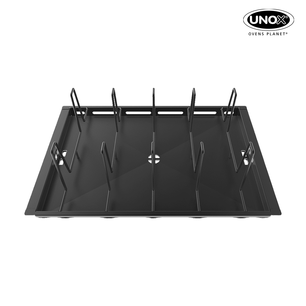 POLLO.BLACK unox commercial tray for roasting and braising 600x400 GRP430.