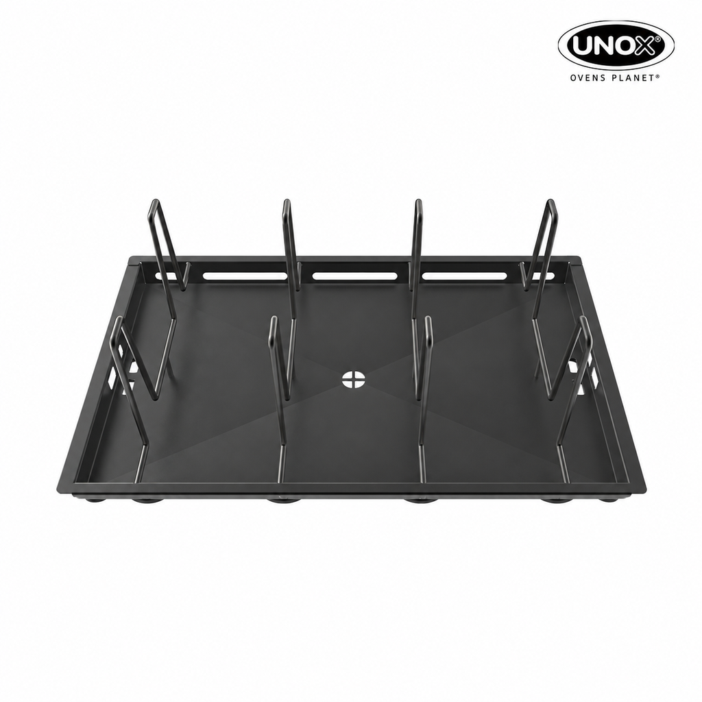 POLLO.BLACK unox commercial tray for roasting and braising GN 1/1, GN 2/1 GRP825.