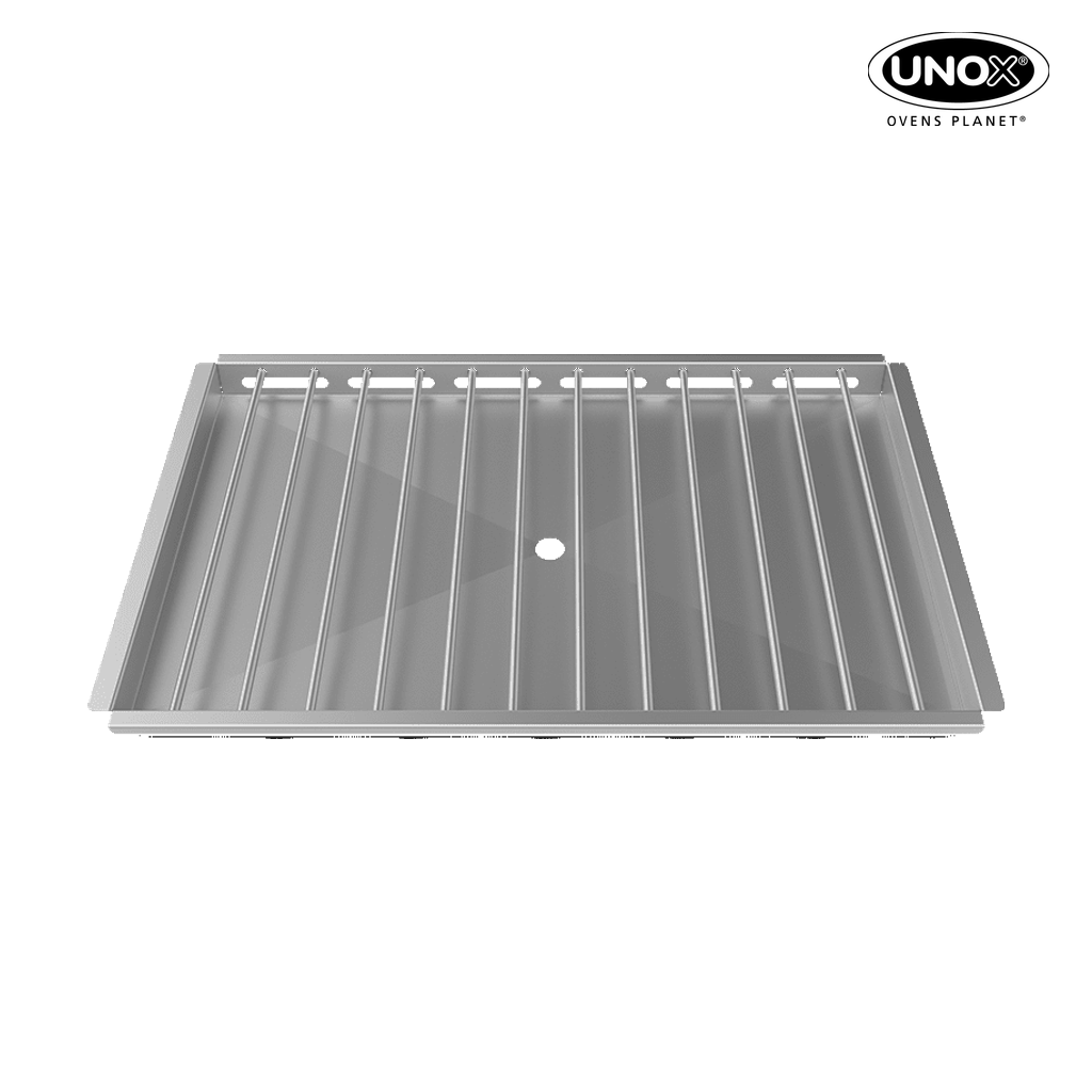 POLLO.GRILL unox commercial tray for roasting and braising GN 1/1, GN 2/1 GRP840.