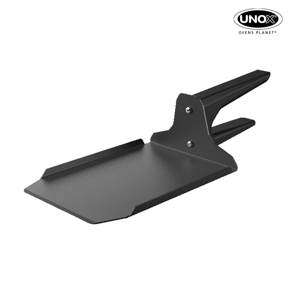 U-shaped flat spatula unox commercial tray for speed oven 300x300, 460x330, GN 2/3, 18"x13", 11.8" x 11.8" XUC197.