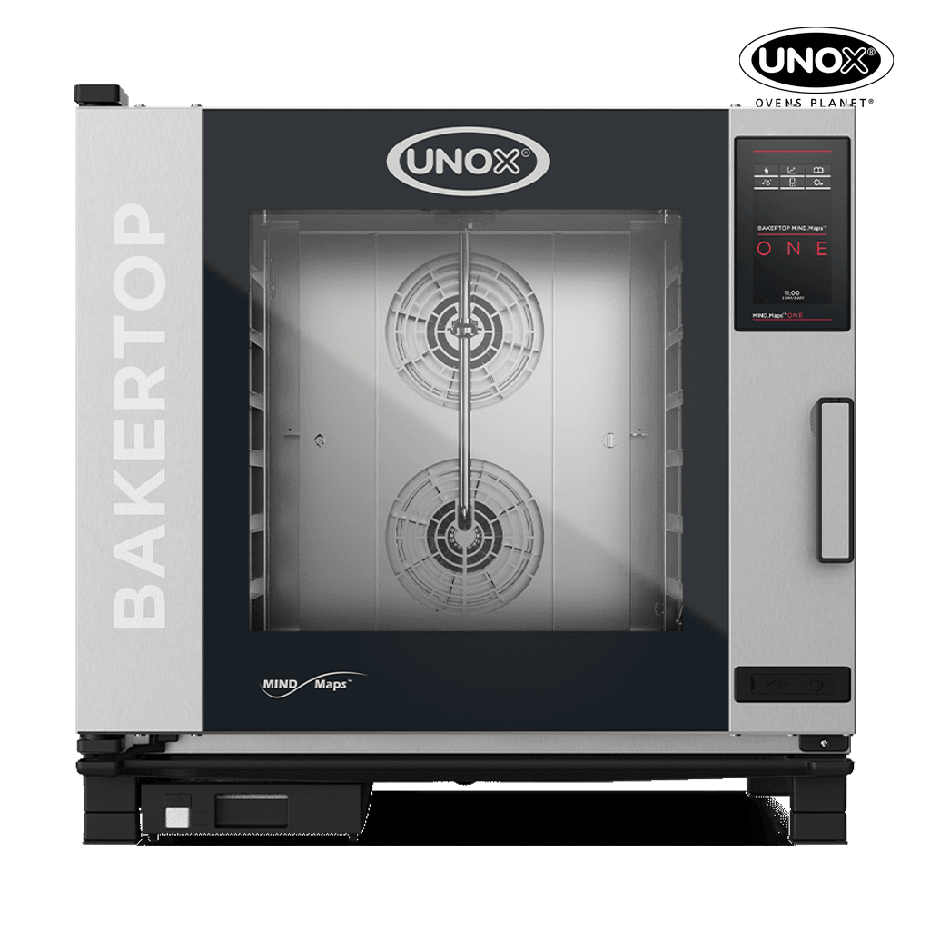 6 trays 600x400 Render of UNOX BAKERTOP MIND.Maps™ BIG ONE commercial trolley combi oven XEBC-06EU-E1RM.
