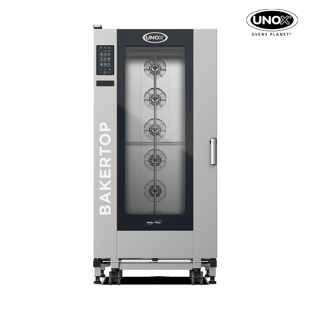 16 trays 600x400 Render of UNOX BAKERTOP MIND.Maps™ BIG PLUS commercial trolley combi oven XEBL-16EU-DPRS.