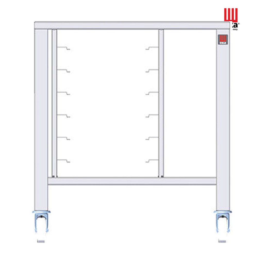 EKA EKTRS 411 table with wheels and lateral supports