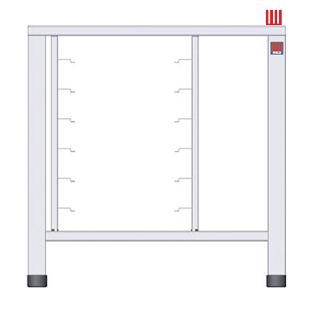 EKA EKTS 411 fixed table with universal lateral supports