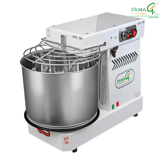 Famag IM10-S High Hydration Removable Bowl Spiral Dough Mixer