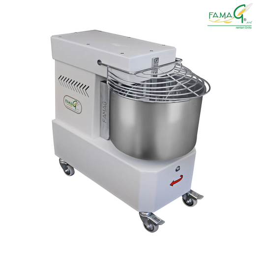 Famag IM15 10-Speed Spiral Dough Mixer - side view