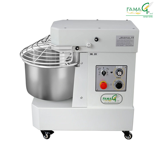 Famag IM20 10-Speed High Hydration Spiral Dough Mixer - side view