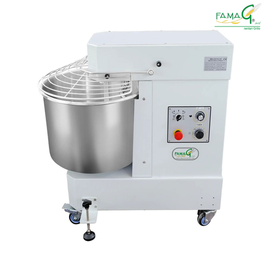 Famag IM60 10-Speed High Hydration Spiral Dough Mixer - side view