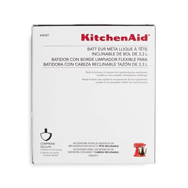 KitchenAid Flex Edge Beater packaging reverse