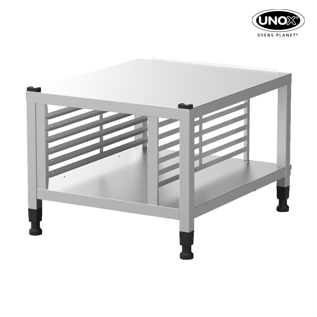 Unox The multifunctional support ideal for storing trays safely and place your oven at the perfect height to work. XWDRA-0621-H.