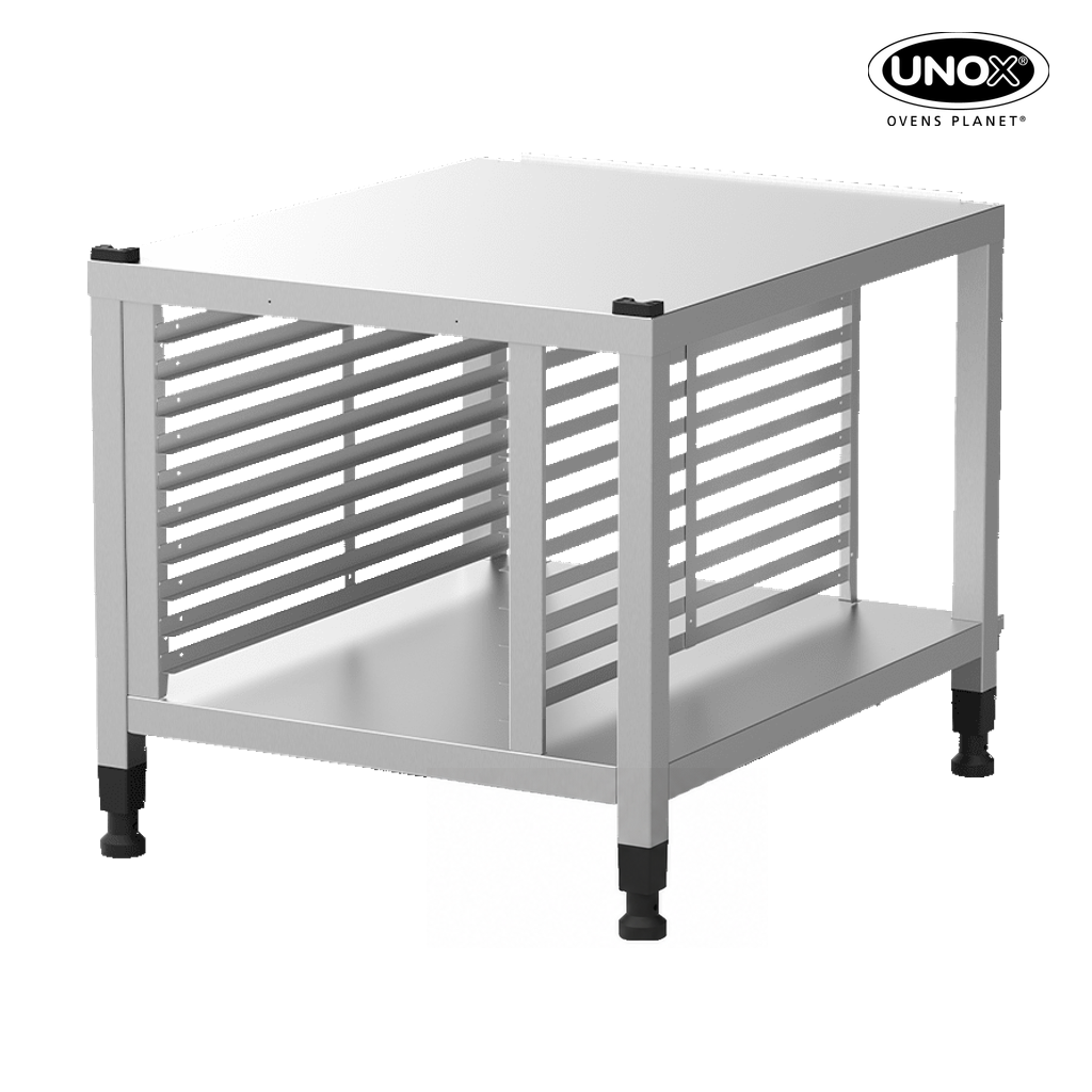 Unox The multifunctional support ideal for storing trays safely and place your oven at the perfect height to work. XWDRA-1021-U.
