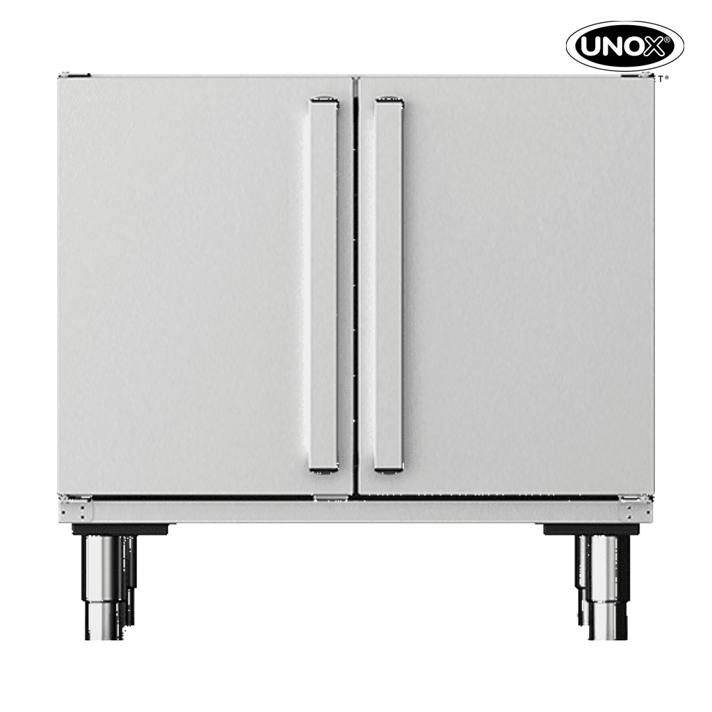Unox Equipped with a tray-holding compartment and free space for the storage of material. XWVEC-0811.