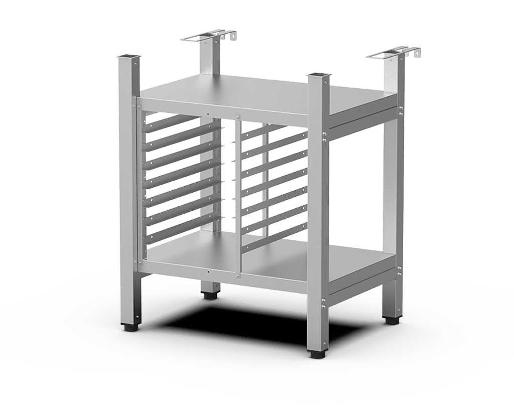 Unox The multifunctional support ideal for storing trays safely and place your oven at the perfect height to work. XWVRC-0711-UH.
