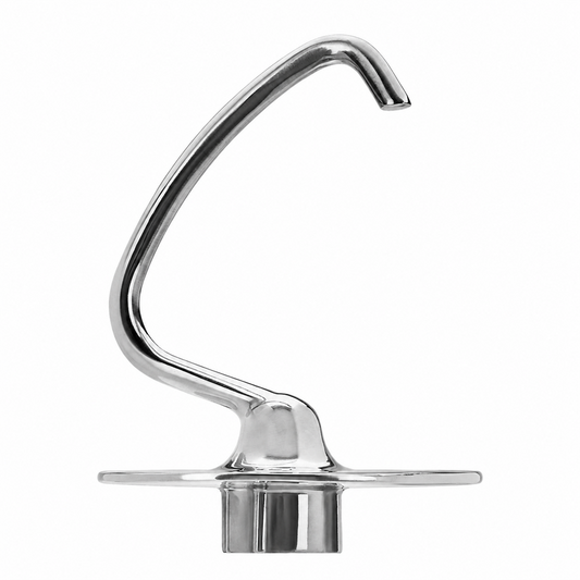 KitchenAid Stainless Steel Dough Hook for 4.5 and 5 QT Tilt-Head Stand Mixers (KSM5THDHSS)