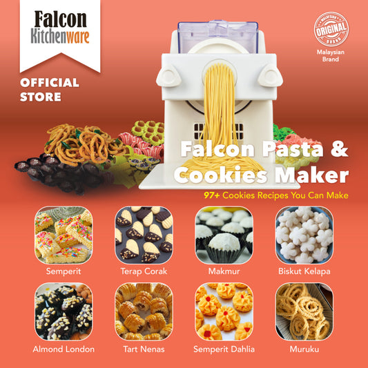 Cookies you can make with the Falcon Pasta & Cookies Maker