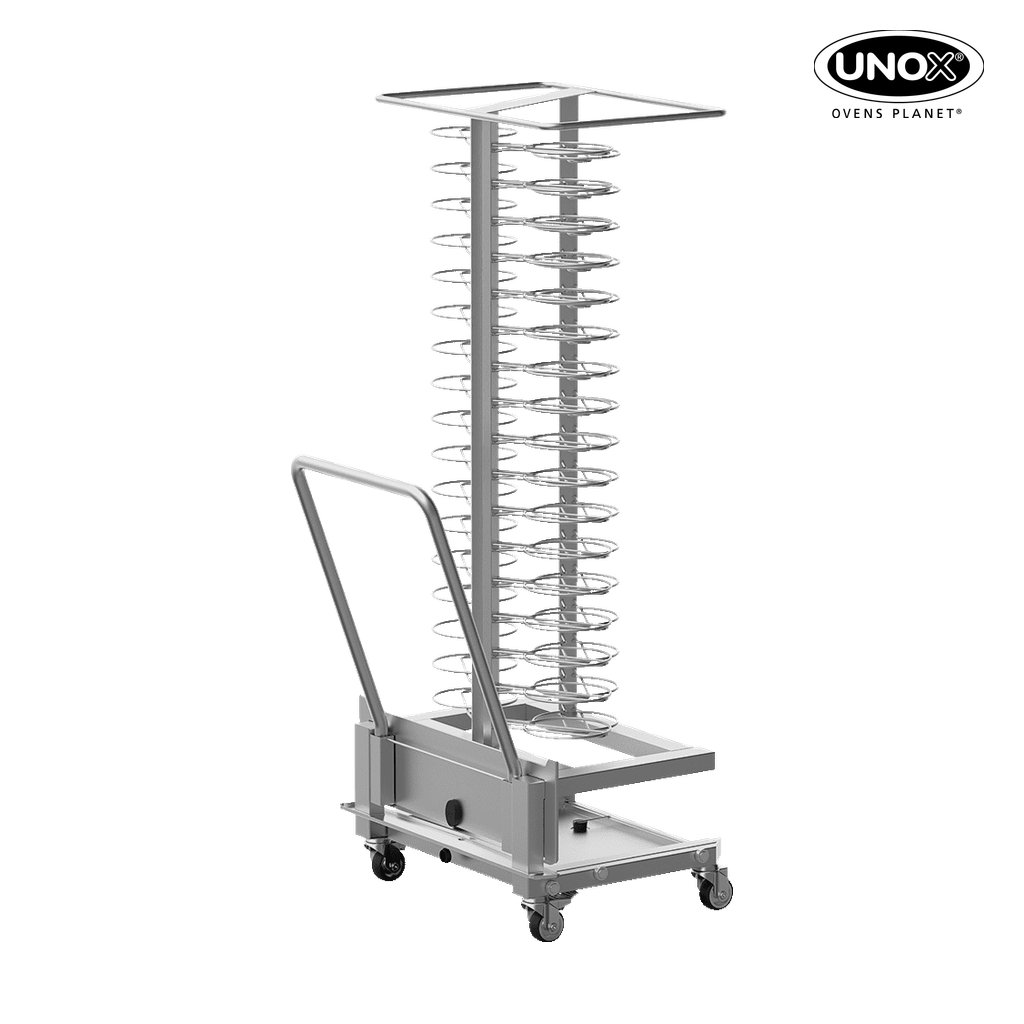 Unox AISI 304 steel trolley for regenerating dishes. XCP1001.