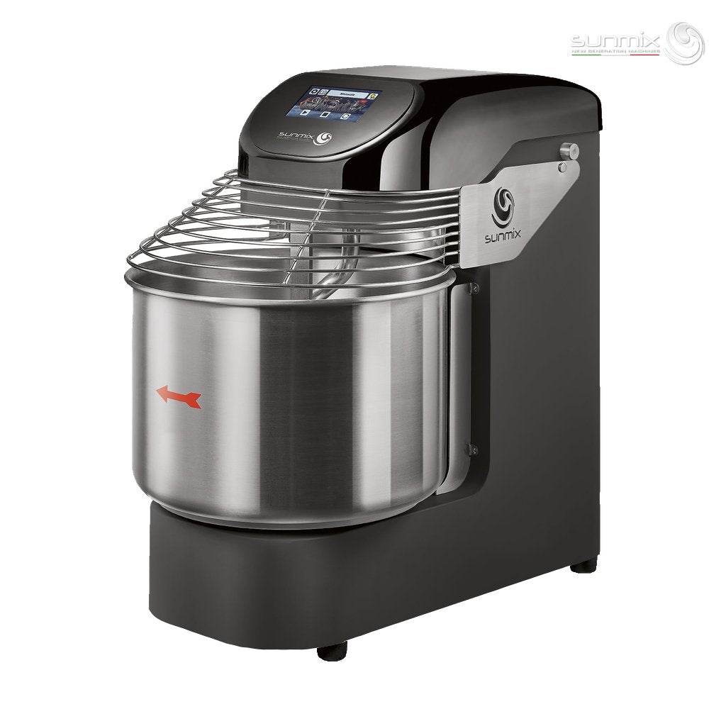 Sunmix EVO20 spiral dough mixer in Nero Profondo