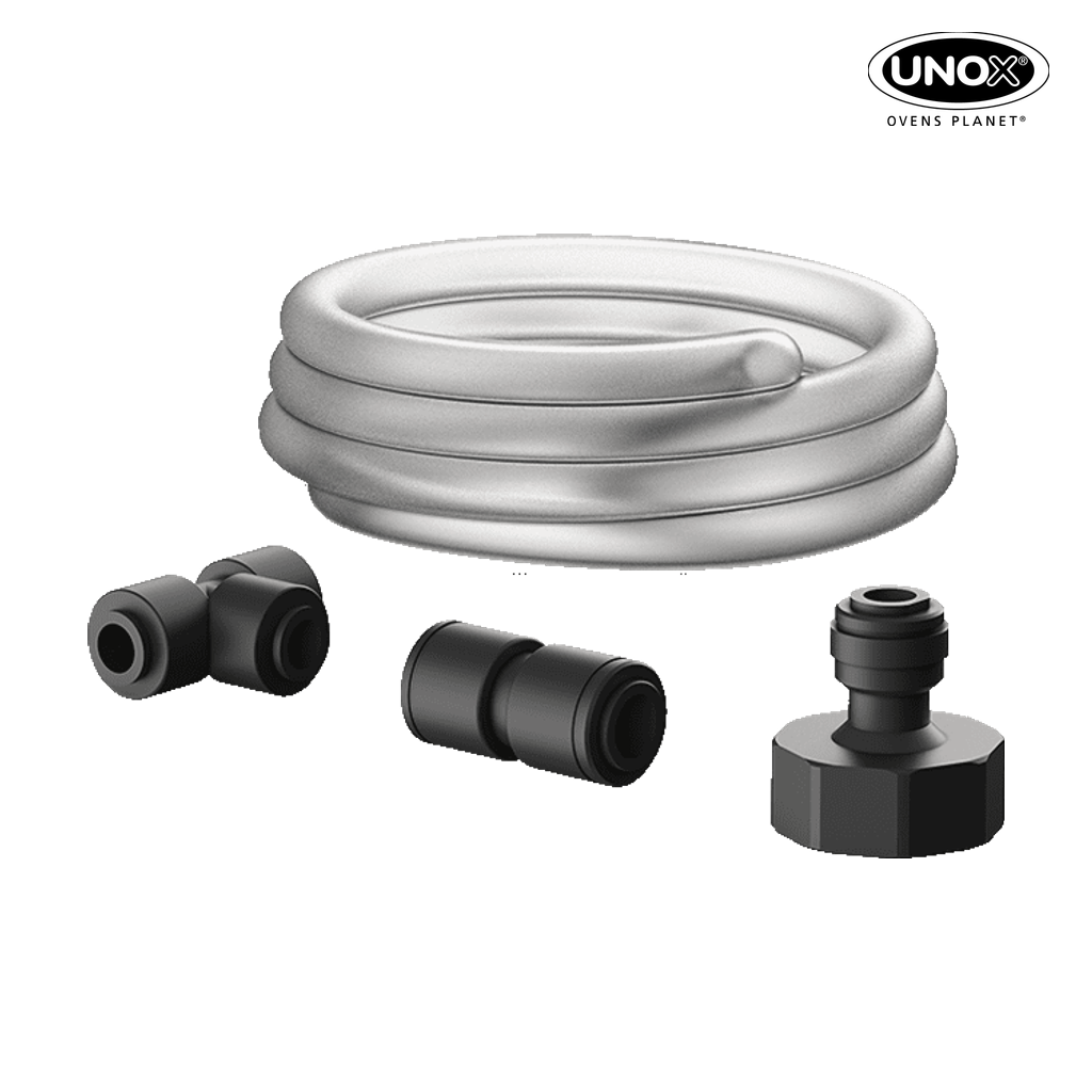 Unox This kit includes everything you need to connect additional equipment and accessories to the water mains. XC615.