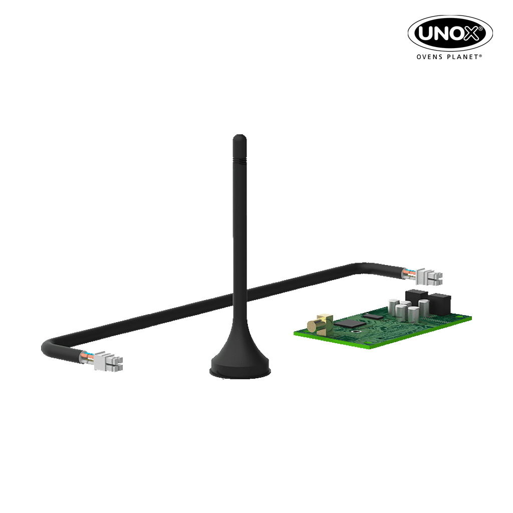 Unox It allows you to wireless connect the oven to the internet XEC012.