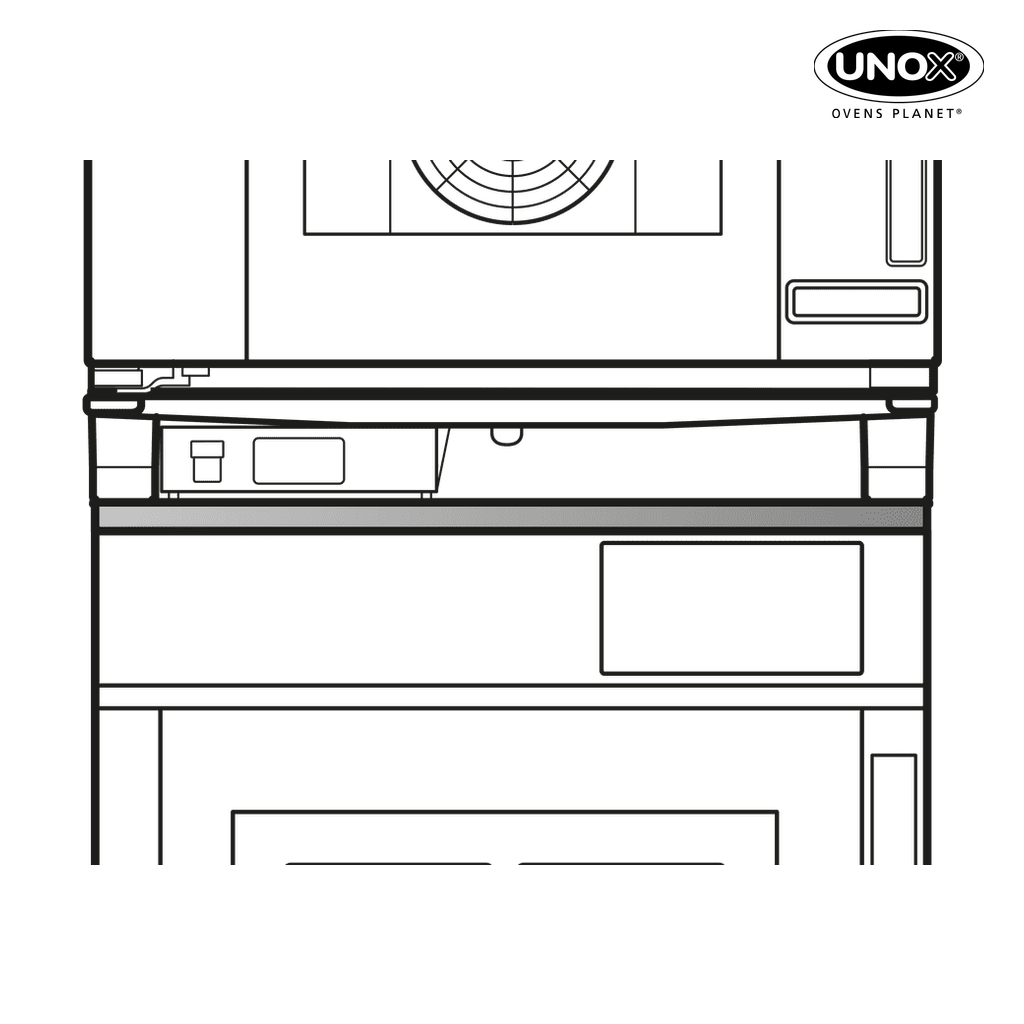 Unox This kit includes everything you need to install and stack EVEREO® + CHEFTOP COUNTERTOP oven. XEEQC-0011-E.