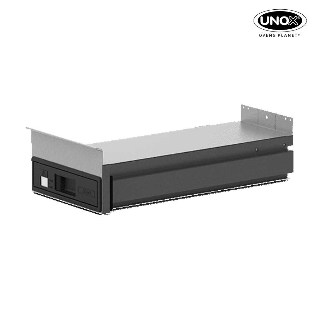 Unox Water tank for oven positioned on prover. 4 liters capacity. Requires the purchase of XUC012 or XUC045. XHC024.