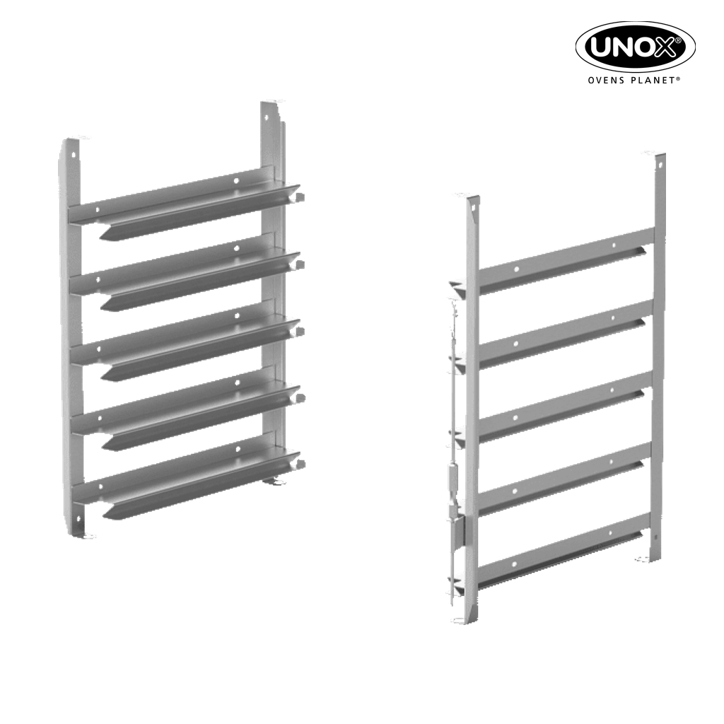Unox It allows the use of GN 1/1 and 600x400 trays. XUC065.