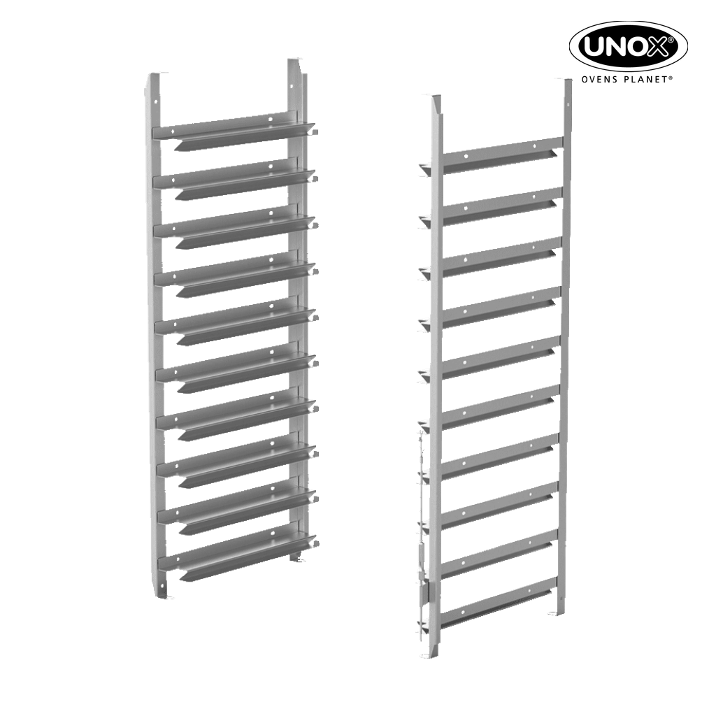 Unox It allows the use of GN 1/1 and 600x400 trays. XUC067.