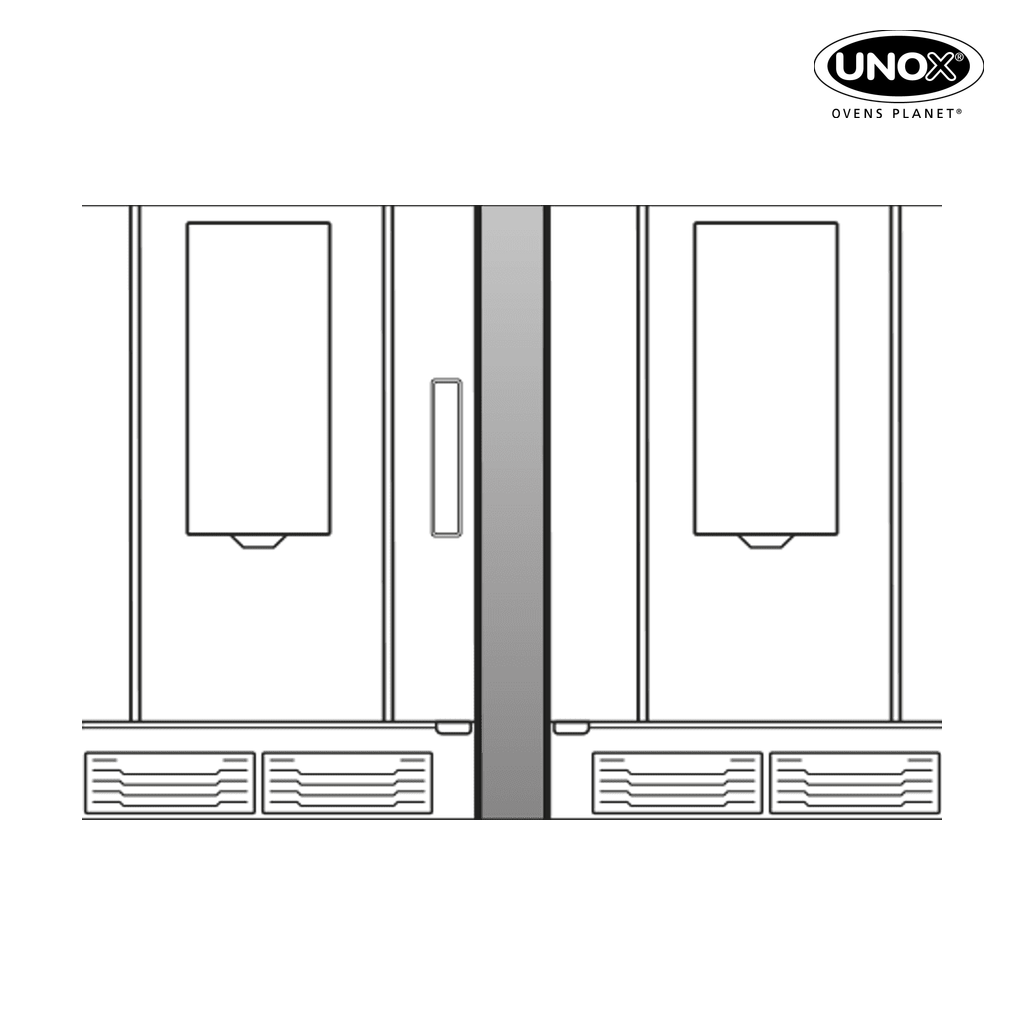 Unox It contains all the necessary parts for the correct installation of two side-by-side SPEED-Xβ’ ovens. XUC198.