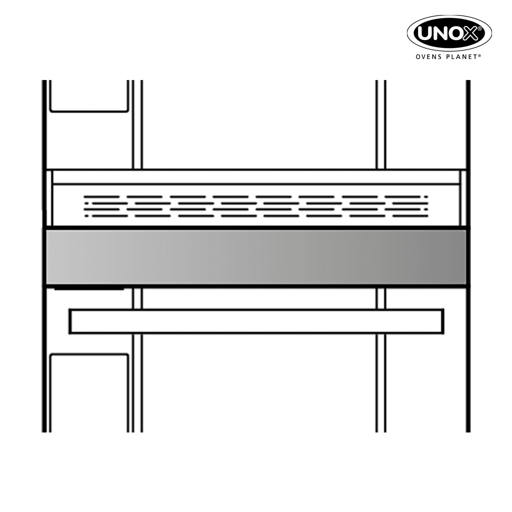 Unox It includes all the necessary parts for installing two stacked ovens. XWSQW-00HS-E.