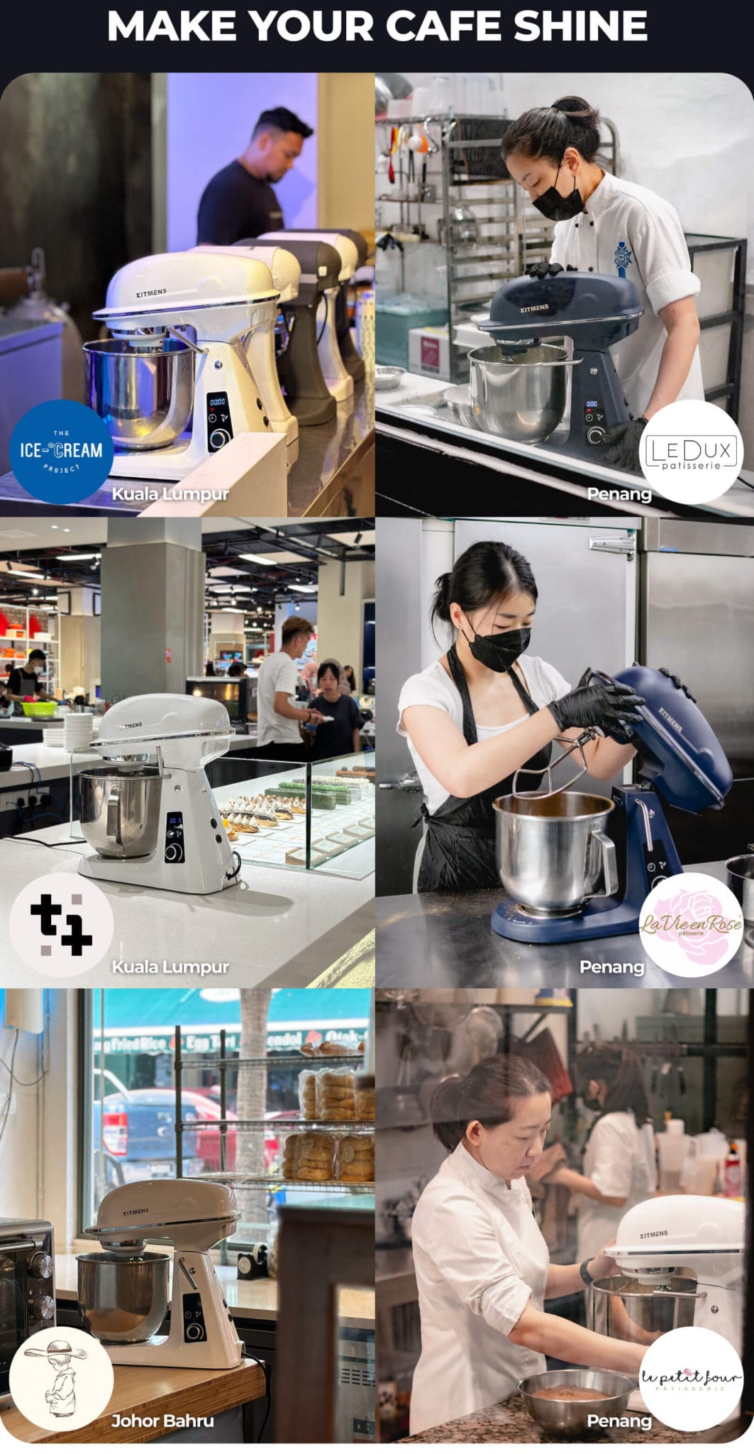 Kitmens KM-B7 Prime Series Stand Mixer (7L)